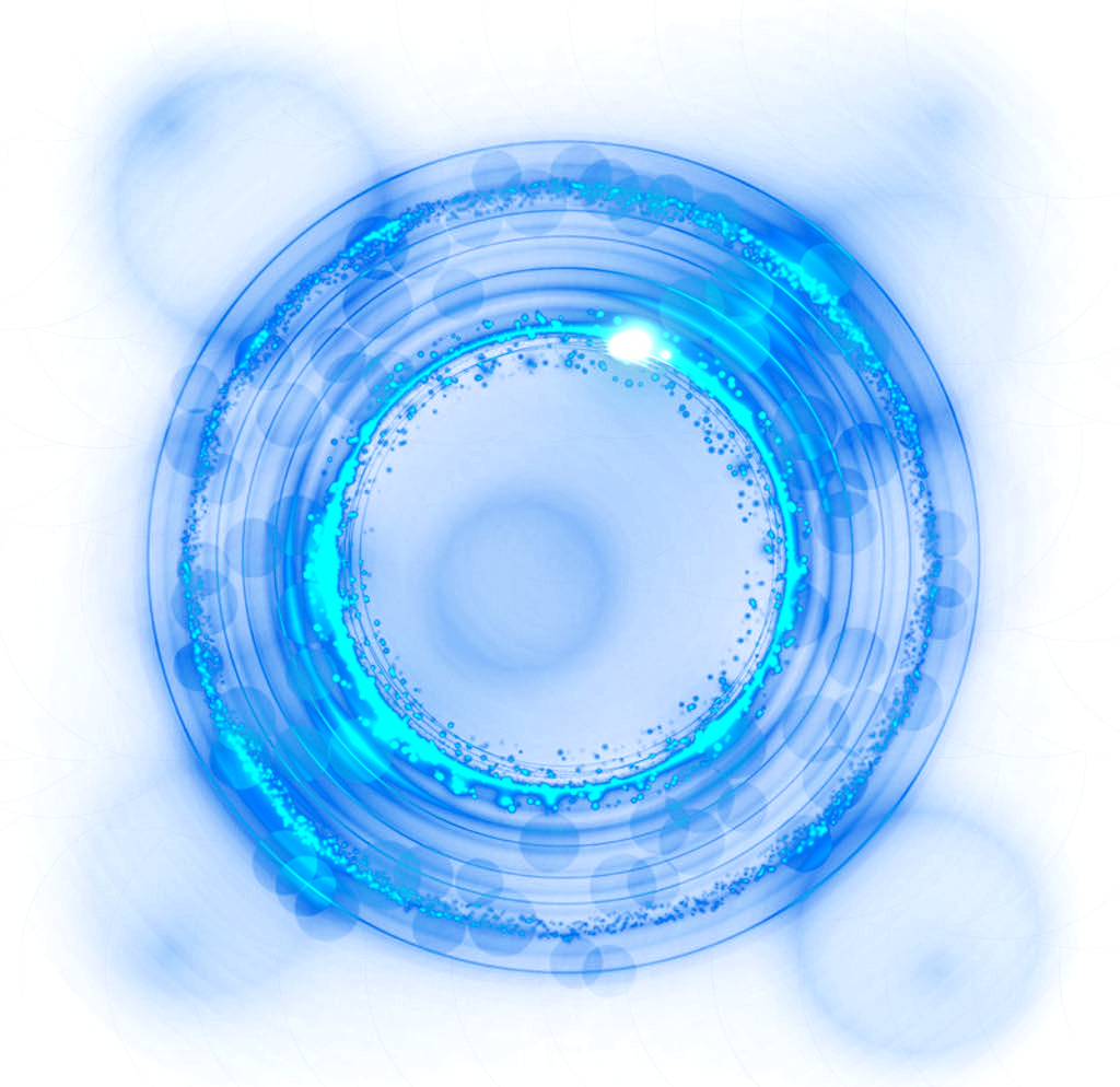 Blue Light Decoration Effect Transparent PNG Image