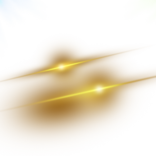 Golden Radiation Light Transparent PNG Image