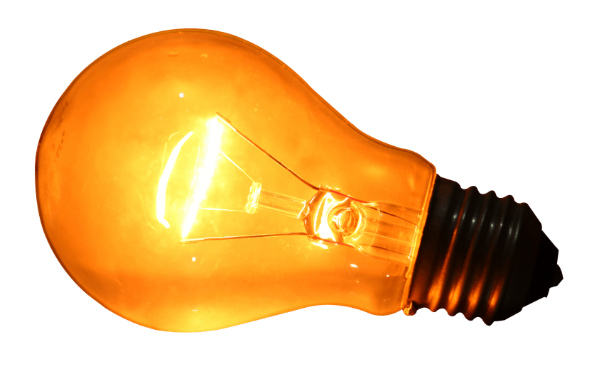 Electric Light Lamp Incandescent Bulb Transparent PNG Image