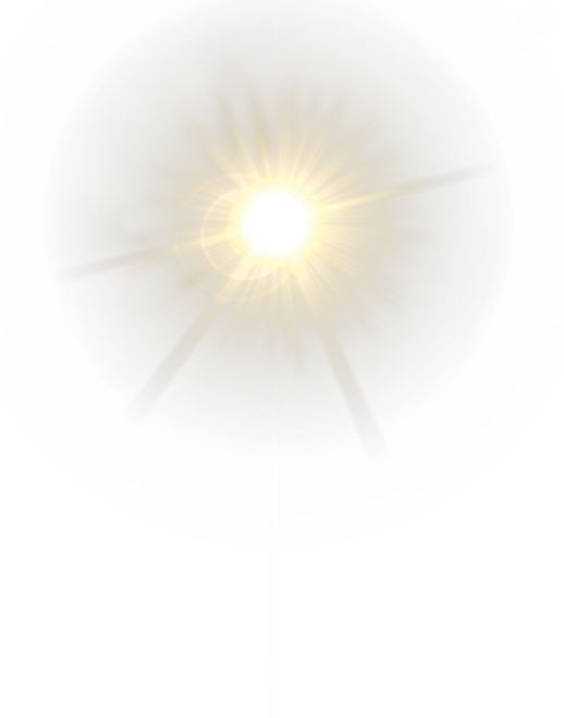 Lens Light White Flare Pattern Transparent PNG Image