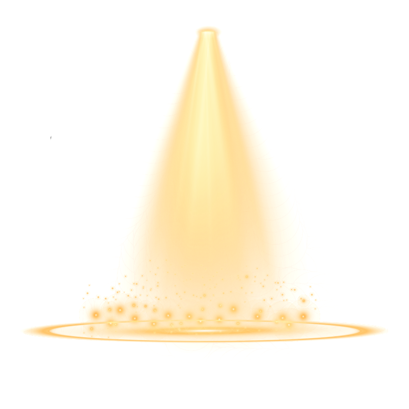 Stage Lighting Simulated Transparent PNG Image
