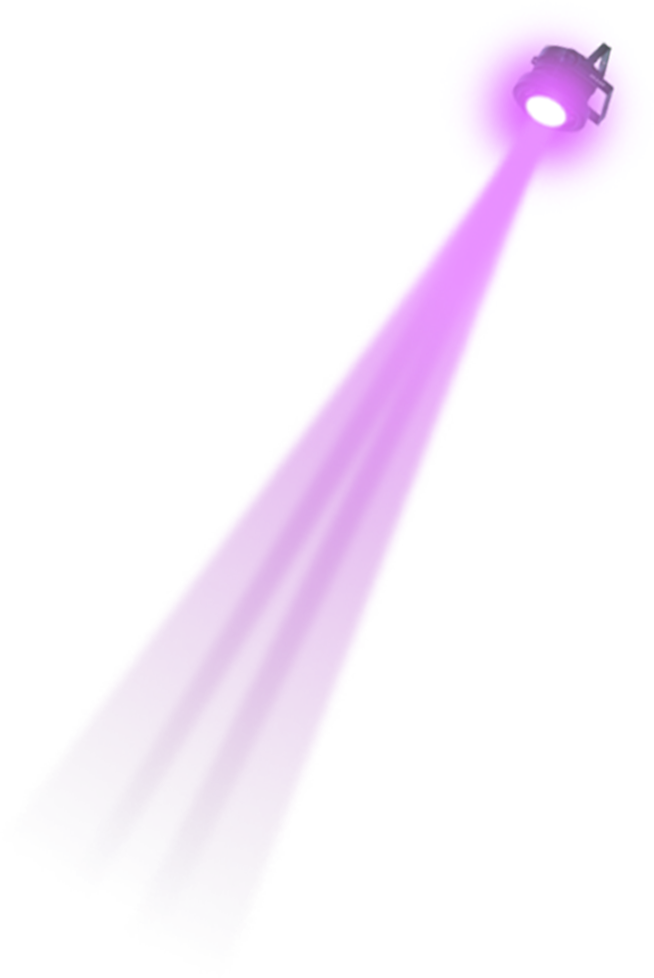 Purple Light Lighting Effect Stage Transparent PNG Image