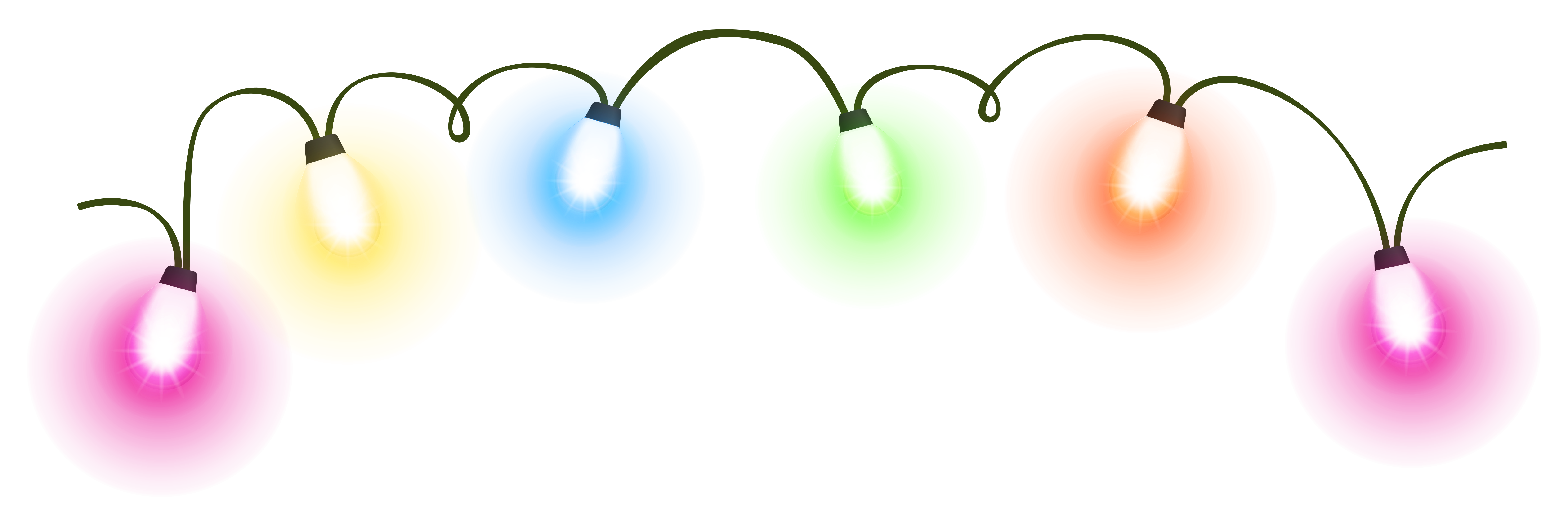 Lights Animation Lighting Christmas Frame Transparent PNG Image