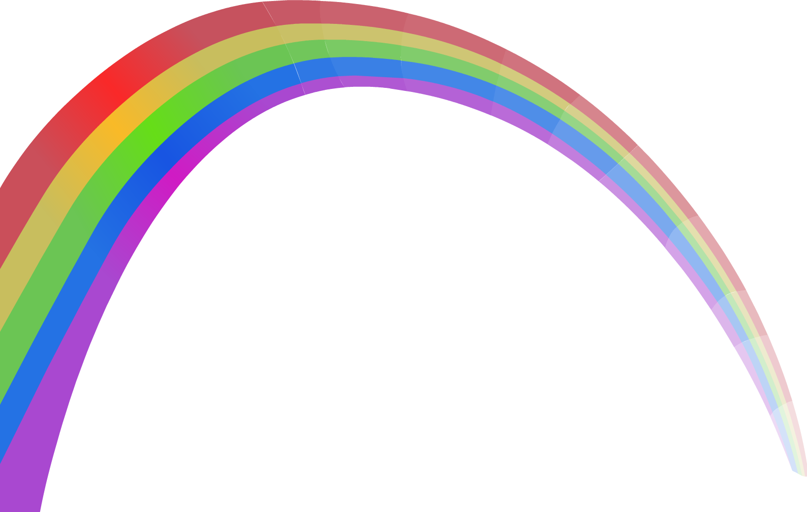 Pink Rainbow Circle Angle Light Transparent PNG Image