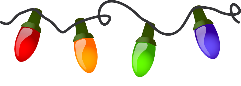 Christmas Decoration Lights Transparent PNG Image