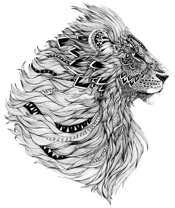 Tattoo Lion Flash Sleeve Transparent PNG Image