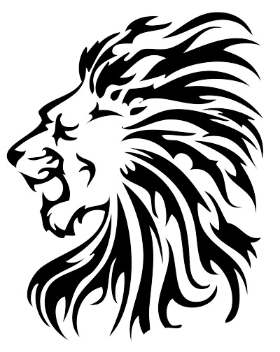 Lion Tattoo File Transparent PNG Image
