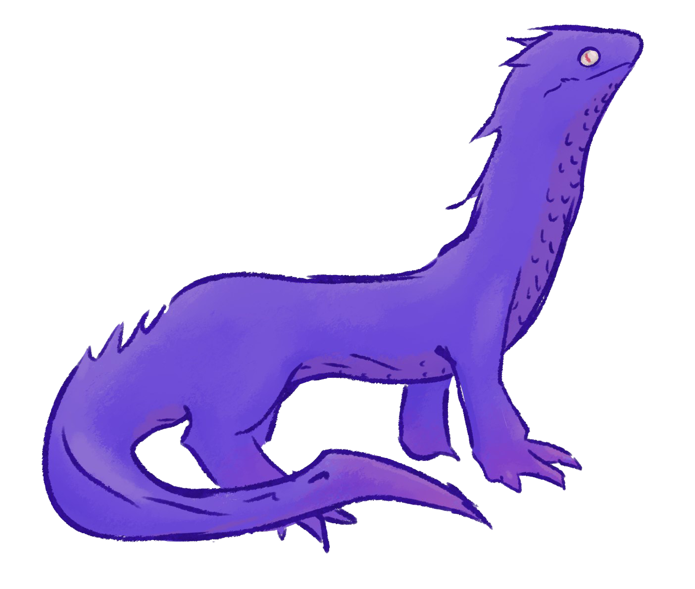 Purple Lizard Transparent PNG Image