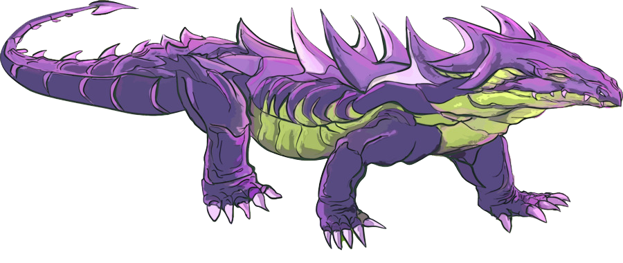 Purple Lizard File Transparent PNG Image