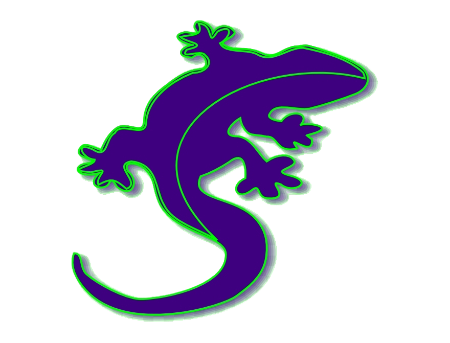 Purple Lizard File Transparent PNG Image