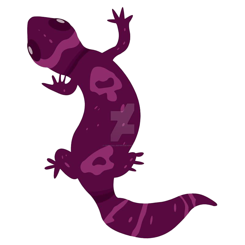 Purple Lizard Transparent PNG Image