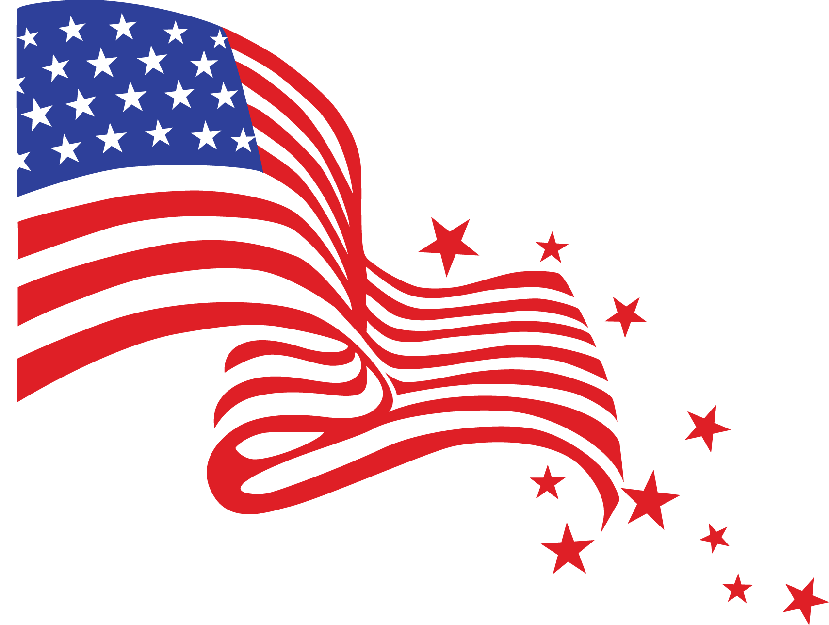 Logo American Flag Transparent PNG Image