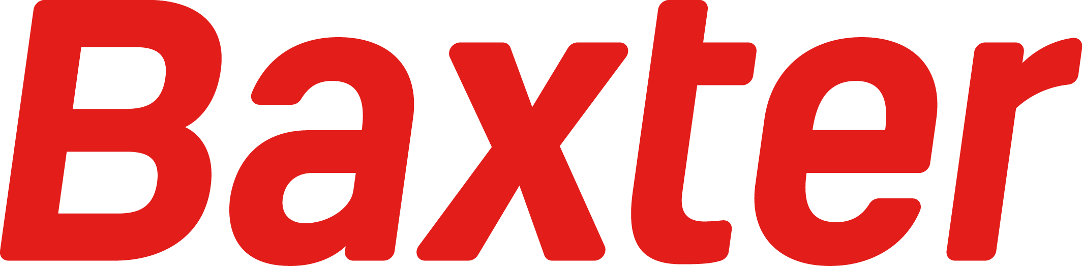 Baxter Logo Red Transparent PNG Image