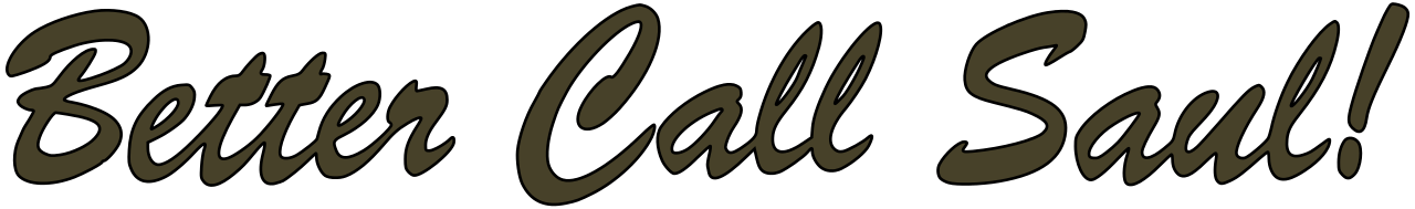Better Logo Call Saul Transparent PNG Image