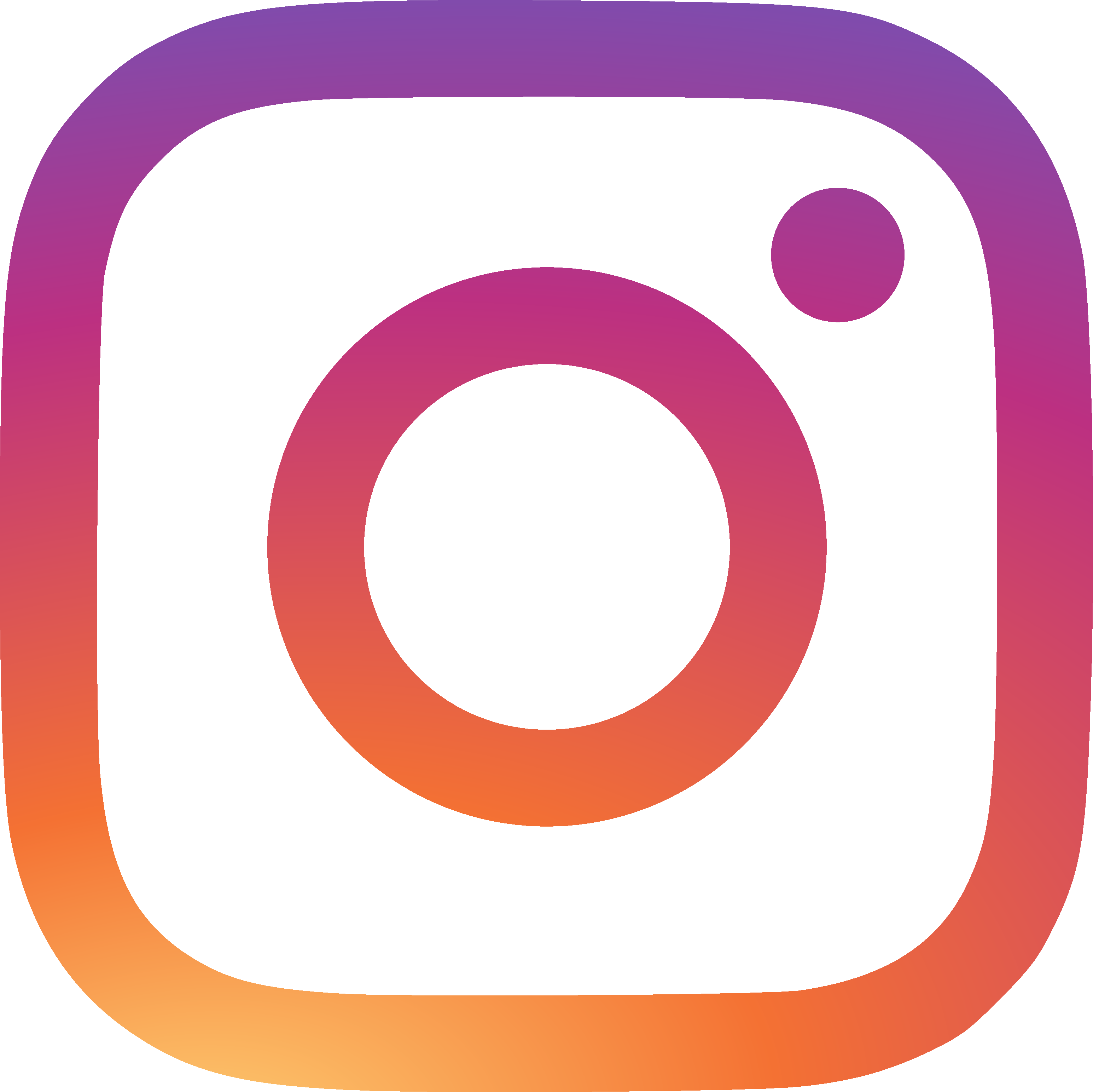 Computer Neon Instagram Icons Transparent PNG Image