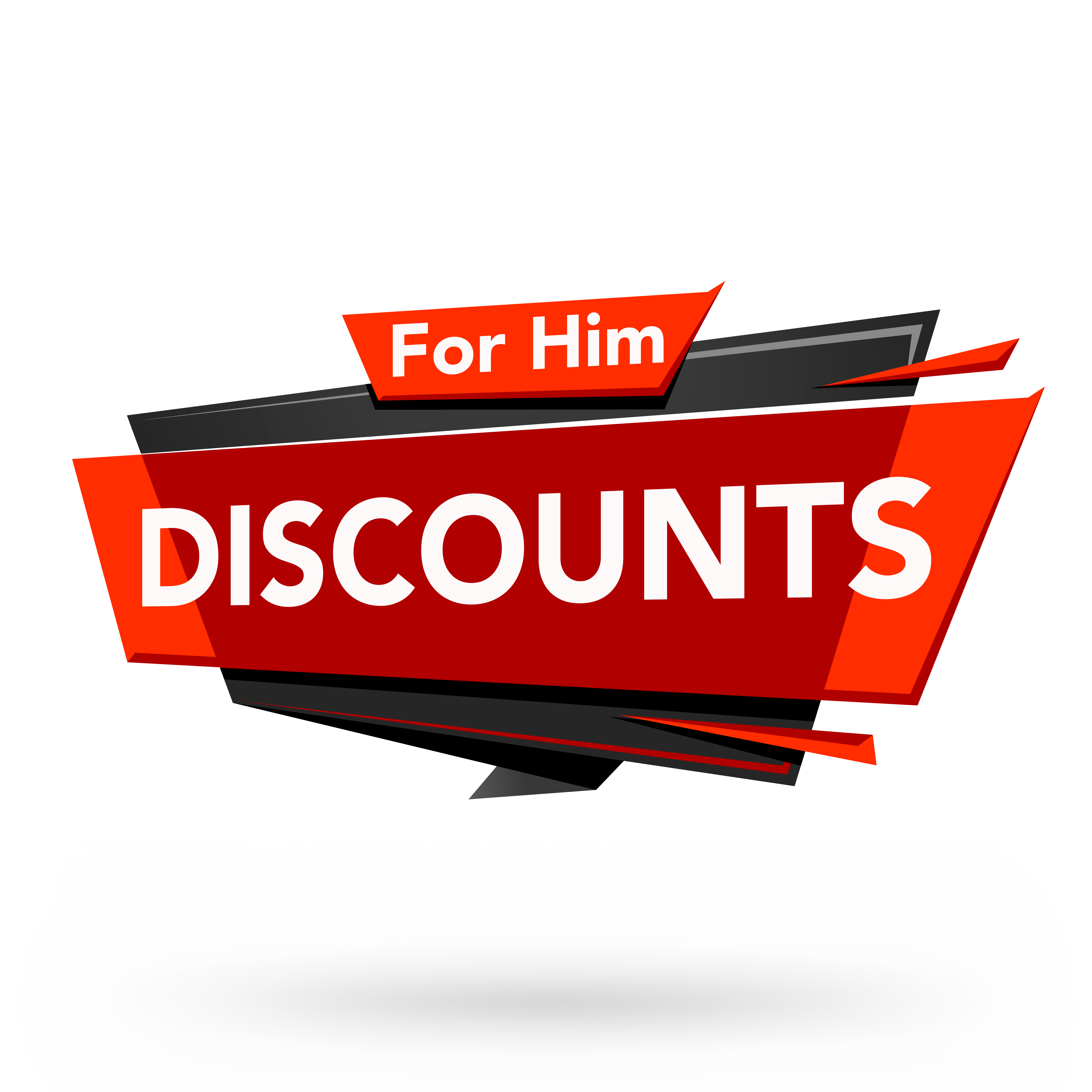 Logo Discount Banner House Transparent PNG Image