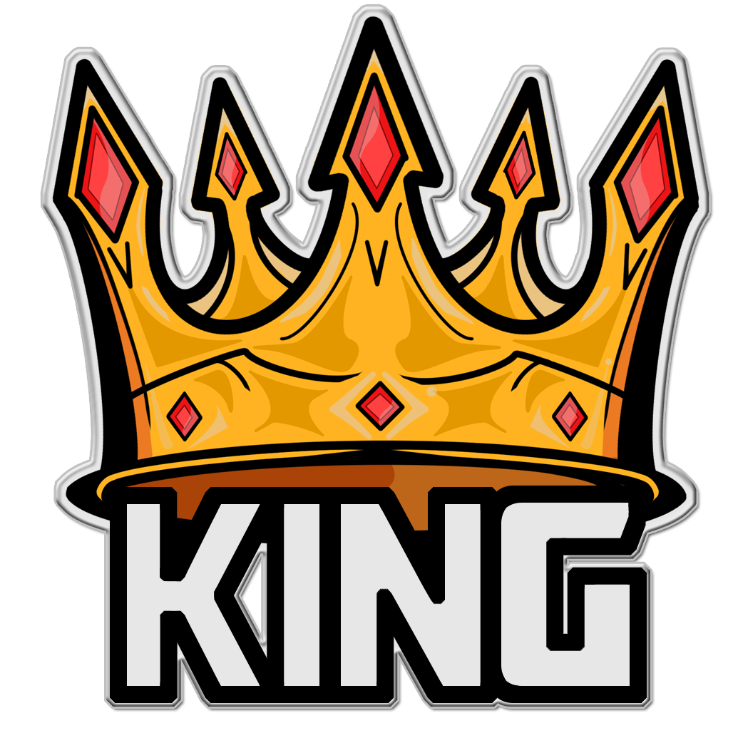 Logo Sticker Paper King Transparent PNG Image