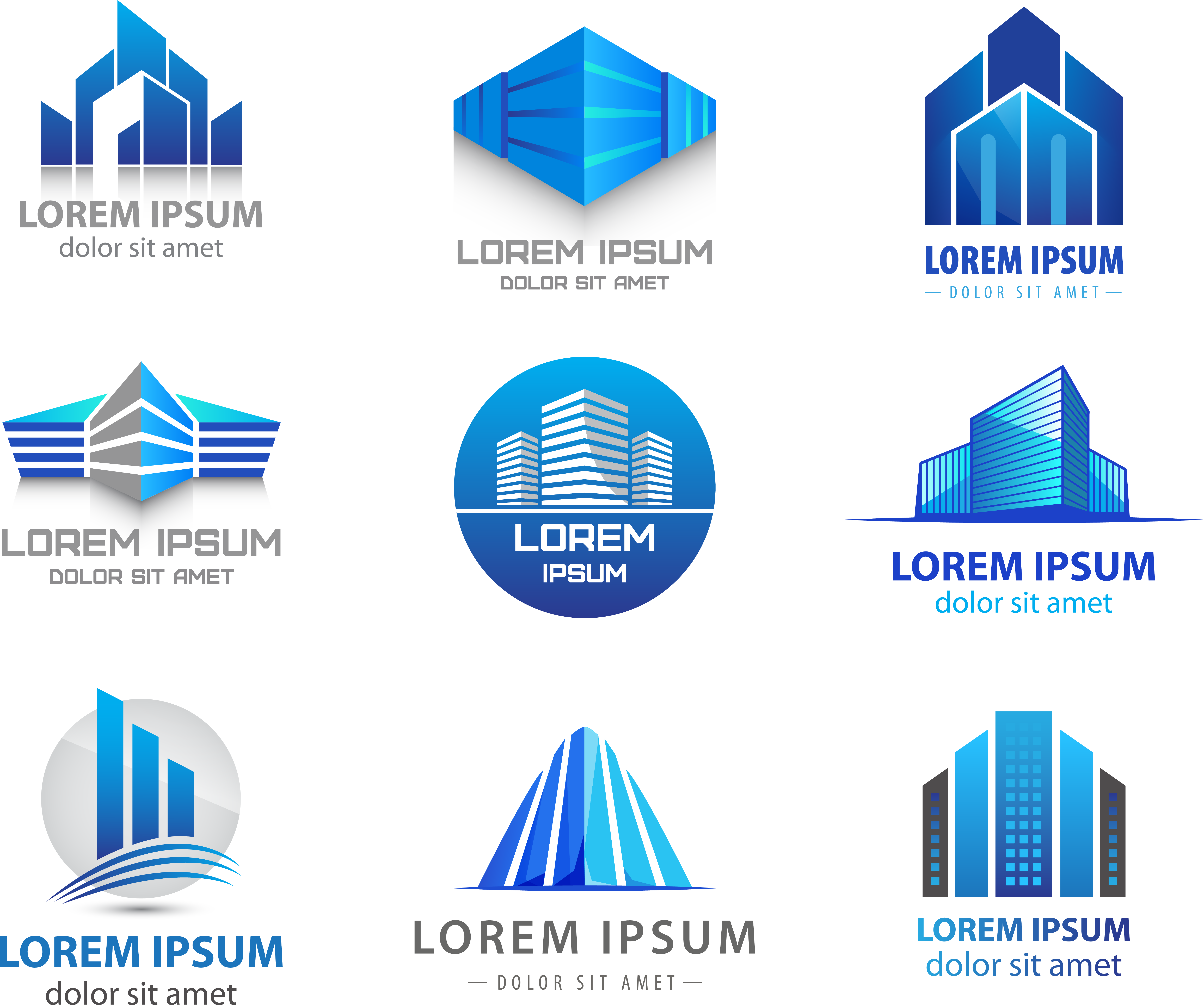Building Logo Vector Real Estate Transparent PNG Image