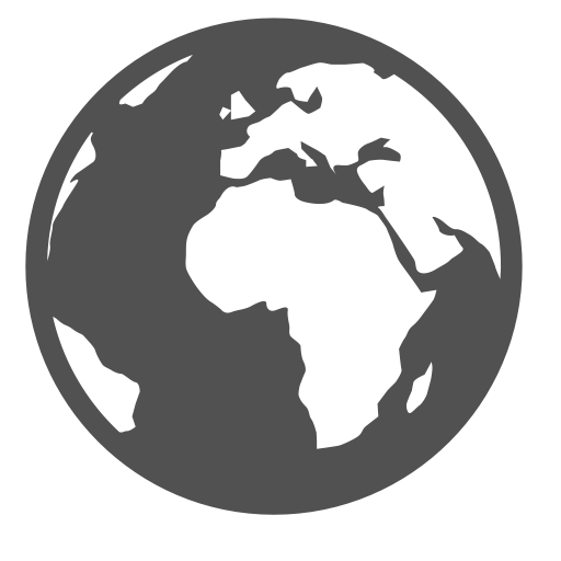 World Globe Computer Silhouette Icons Transparent PNG Image