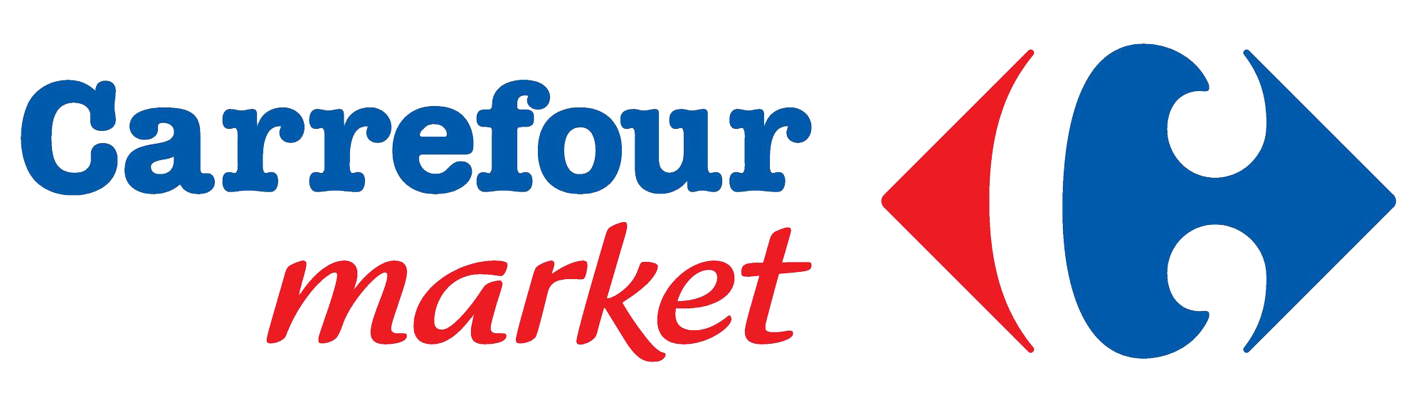 Blue Logo Brand Carrefour Text Transparent PNG Image