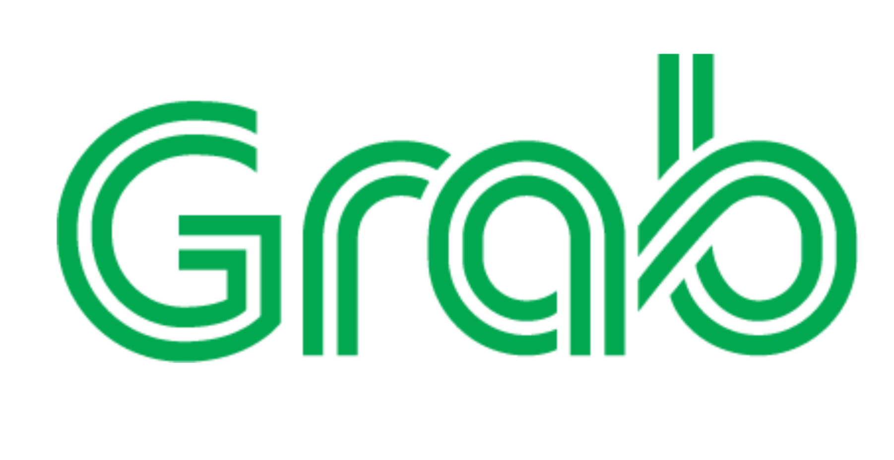 Logo Brand Green Grab Text Transparent PNG Image