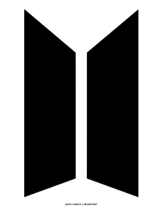 Kpop Logo Square Angle Bts Transparent PNG Image