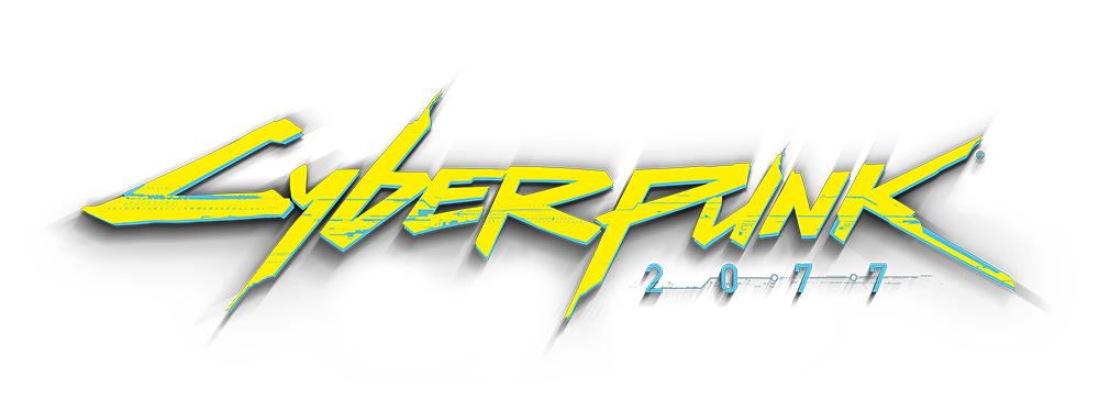 Text Yellow Game Cyberpunk Logo Transparent PNG Image