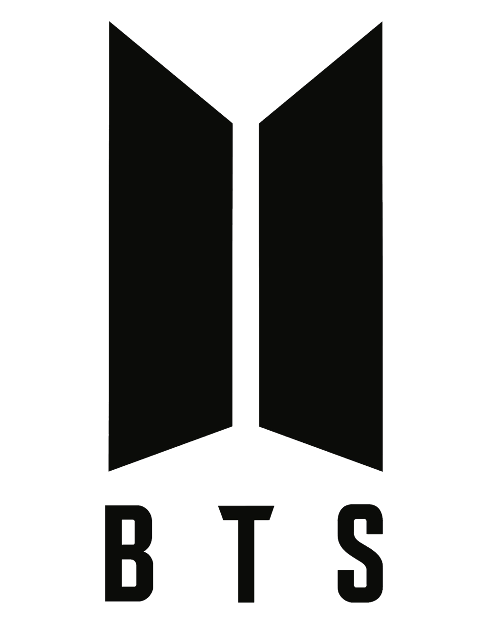 Kpop Logo Square Angle Bts Transparent PNG Image