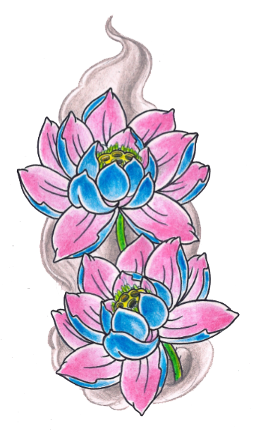 Lotus Tattoos Transparent PNG Image