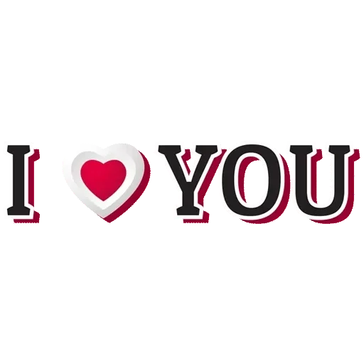 I Word You Love Transparent PNG Image