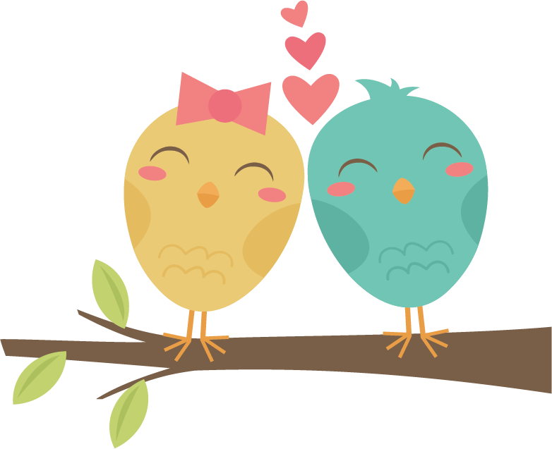 Love Birds Transparent PNG Image
