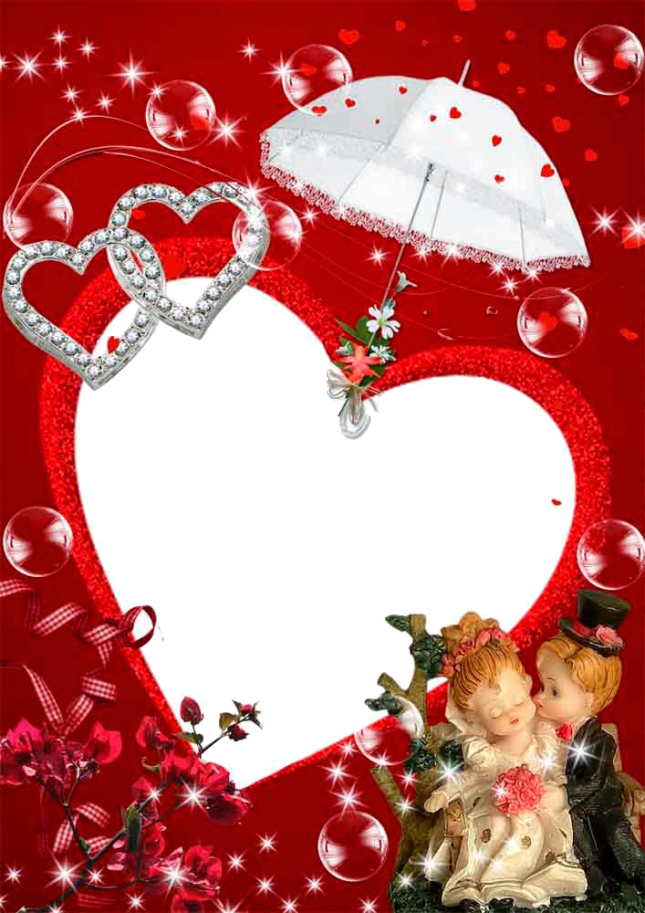 Love Frame Transparent PNG Image