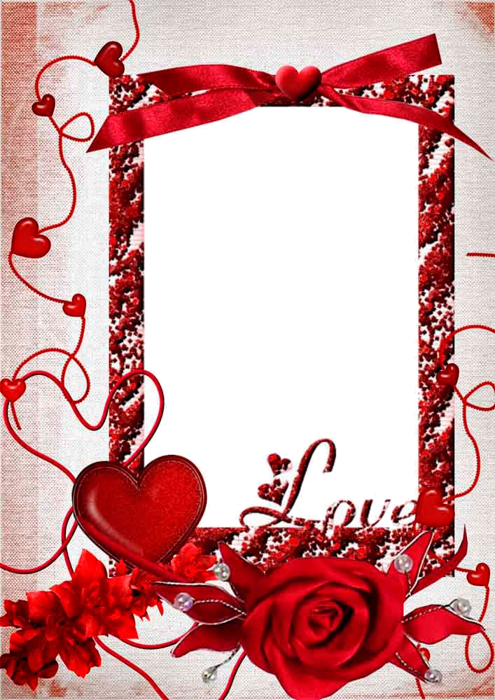 Love Frame Transparent PNG Image
