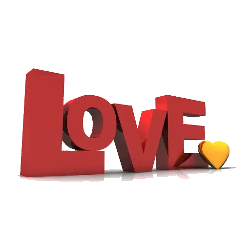Text Love Transparent PNG Image