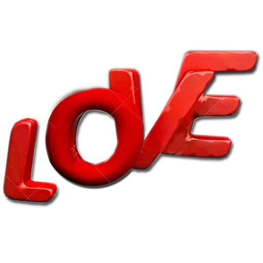 Text Love Transparent PNG Image