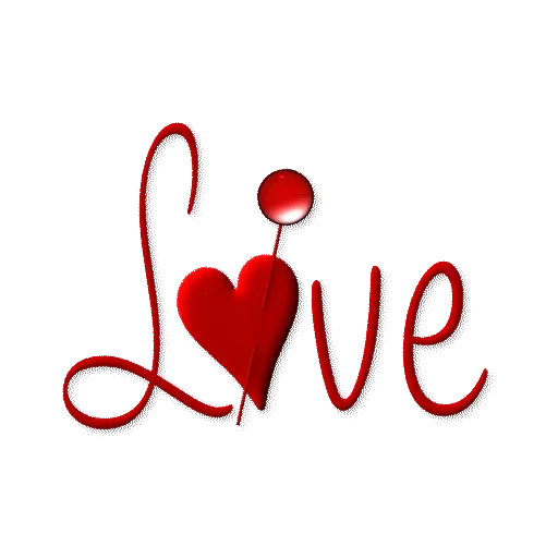 Text Love Transparent PNG Image