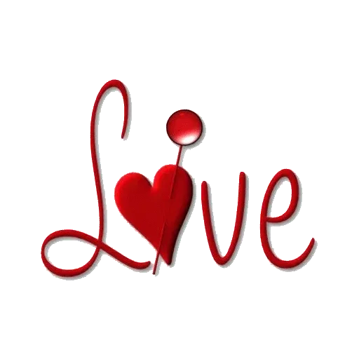 Word Love Text File Transparent PNG Image