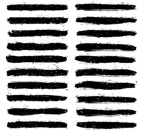 Black Brush Texture Transparent PNG Image
