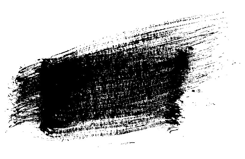 Black Brush Texture Transparent PNG Image