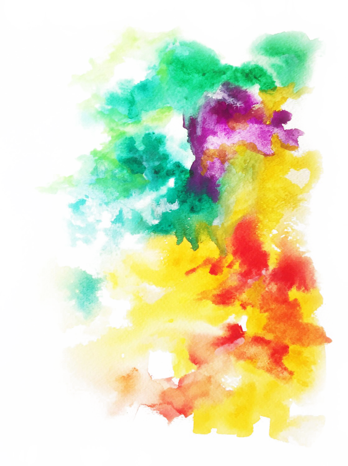 Watercolor Texture Transparent PNG Image