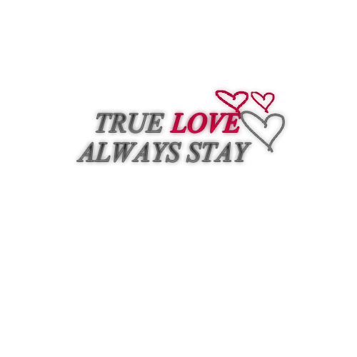 Love Text Transparent PNG Image