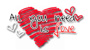 Love Text Transparent PNG Image