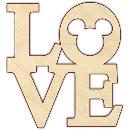 Love Wood Transparent PNG Image