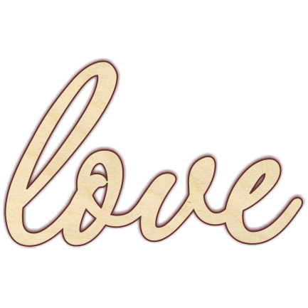 Love Wood Transparent PNG Image