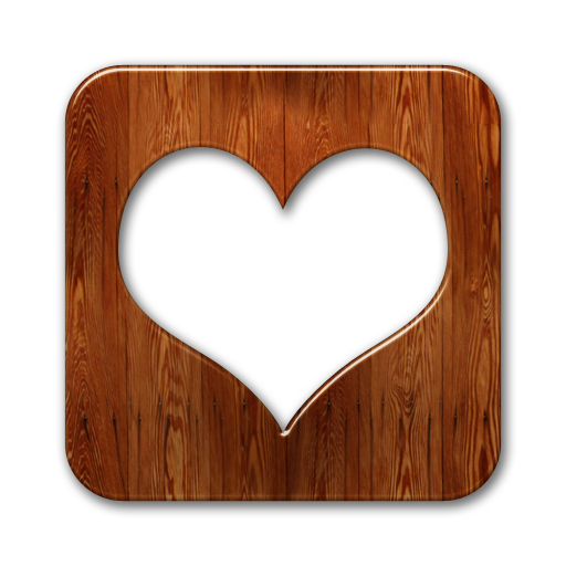 Love Wood Background Transparent PNG Image