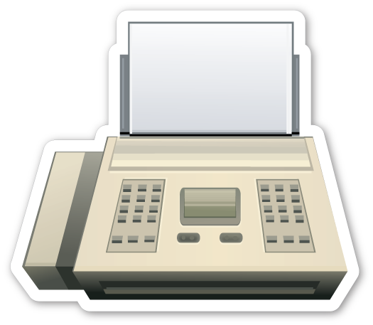 Machine Fax Transparent PNG Image