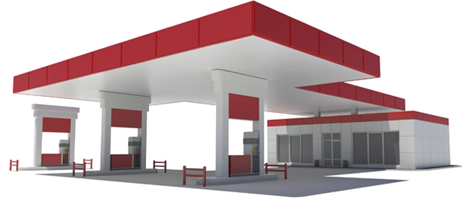Gas Station Transparent PNG Image