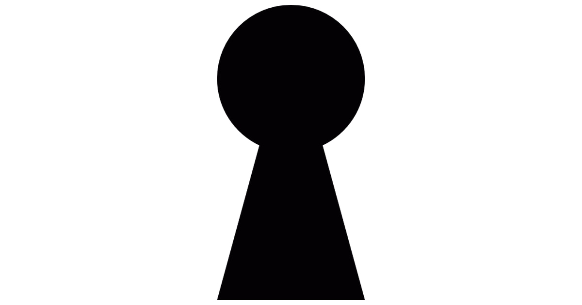 Keyhole Transparent PNG Image