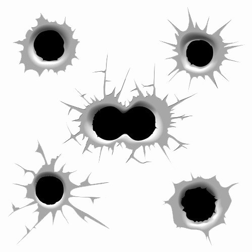 Bullet Holes Transparent PNG Image