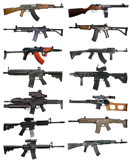 Machine Gun Transparent PNG Image